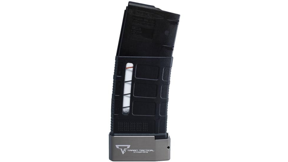 Taran Tactical Innovations TTI 308 PMAG +5/6 Base Pad; Titanium Gray, Titanium Gray, 5, PMBP-005