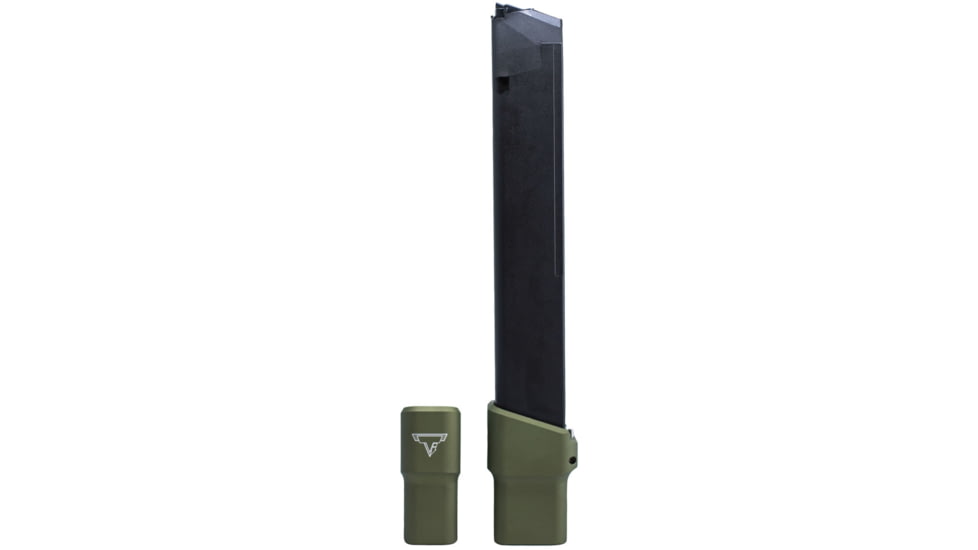 Taran Tactical Innovations Ultralight Base Pad for Glock PPC, 10 Round, OD Green, 10, GBP9XL-7