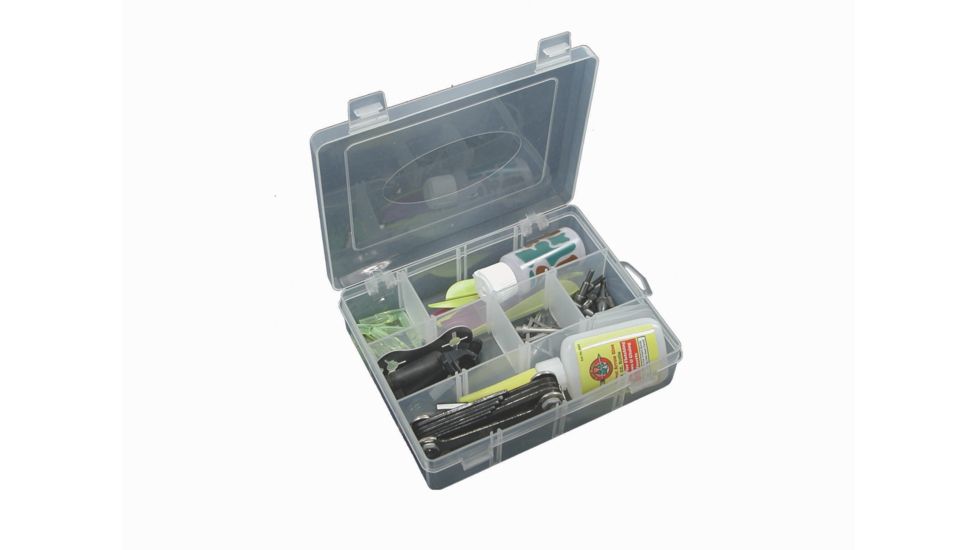 Tarantula Deluxe Double Bow Case, w/Tackle Box, Stone/Camo, BC0300CM