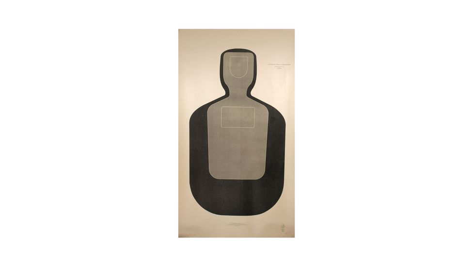 Target Barn TQ-19 Law Enforcement Training Silhouette Paper Targets 100 Per Pack