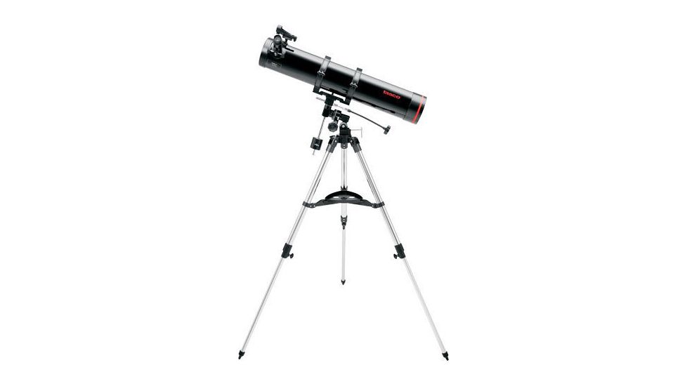 Tasco 114x900 Space Station Black Reflector EQ Red Dot Telescope, 49114900