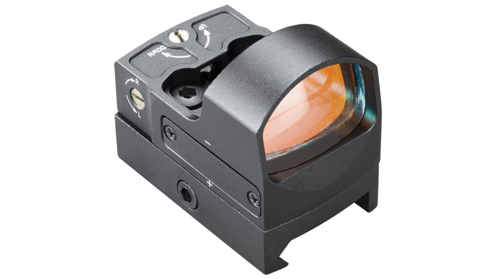 Tasco 1x25 4 MOA Red Dot Sight with Picatinny/Docter Mount, Black, TRDPRS