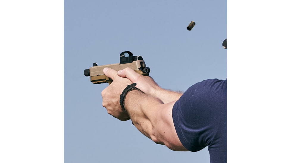 Tasco 1x25 4 MOA Red Dot Sight with Picatinny/Docter Mount, Black, TRDPRS