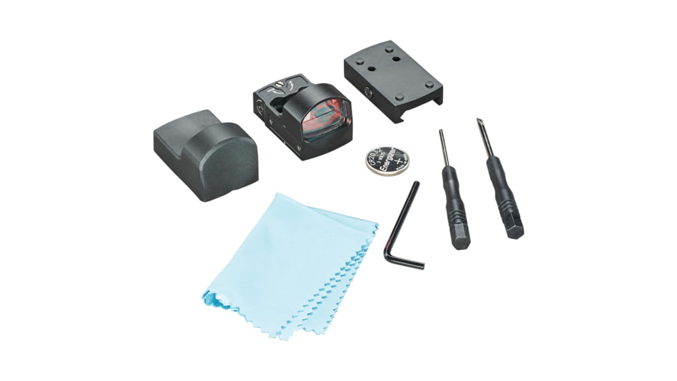 Tasco 1x25 4 MOA Red Dot Sight with Picatinny/Docter Mount, Black, TRDPRS