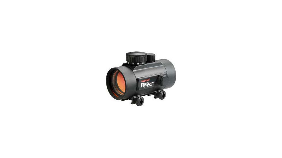 Tasco Red Dot Rifle Scope 1x42 Black Matte Illuminated 5 MOA Red Dot, BKRD42RGD