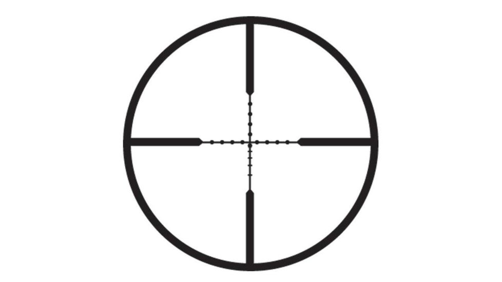 Tasco 3-9x40 World Class True Mil Dot Reticle Rifle Scope, Matte Black DWC39X40M