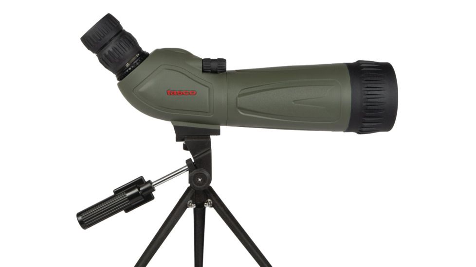 Tasco 20-60x60mm Gray FC Spotting Scope, Angled, Tripod, Gray, Soft Case, Box 5L, TS20606045