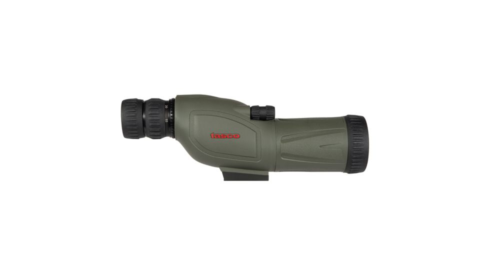 Tasco 5-45x50mm Gray FC Spotting Scope, Straight, Tripod, Gray, Soft Case, Box 5L, TS154550
