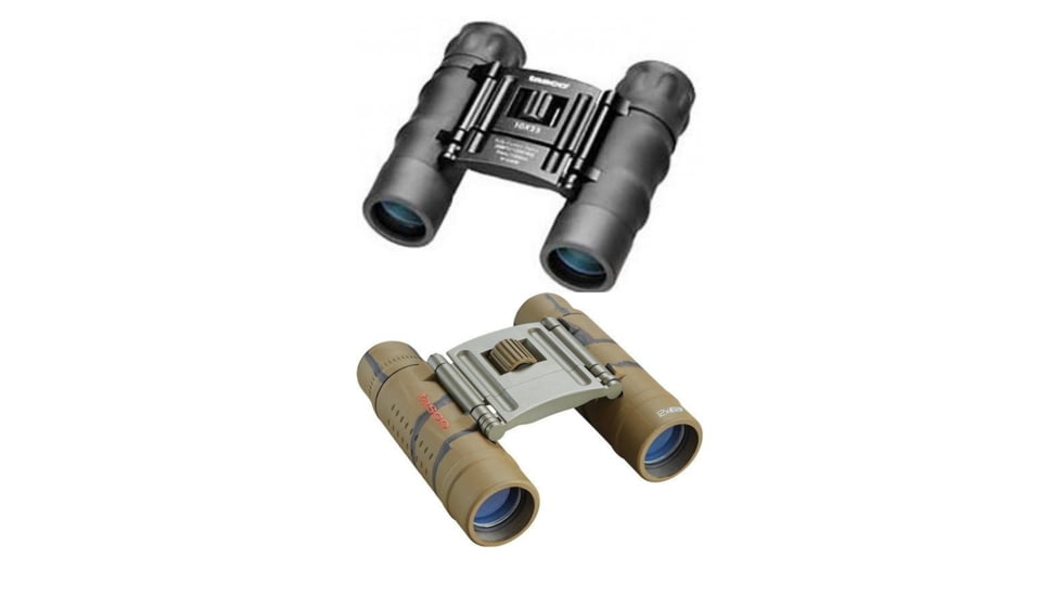 Tasco Roof Prism Binoculars, 12x25, Black, Brown Camo