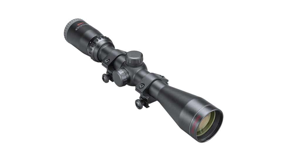 Tasco Sportsman 3-9X40mm FC Rifle Scope, 1 inch Tube, 30/30 Reticle, Matte Black, Box, T3940