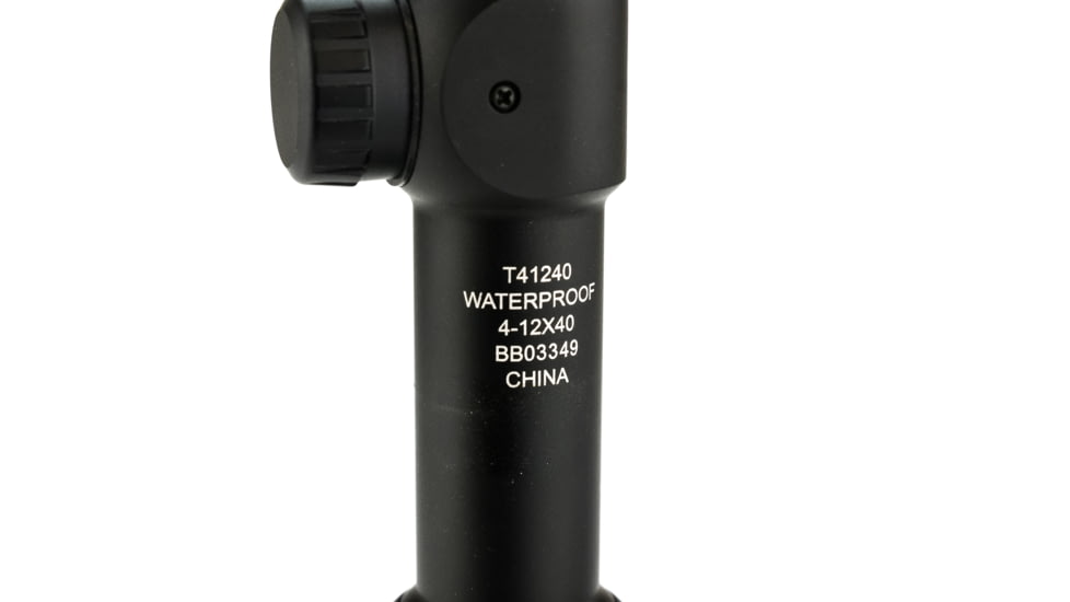 Tasco Sportsman 4-12x40mm FC Rifle Scope, 1 inch Tube, 30/30 Reticle, Matte Black, Box, T41240