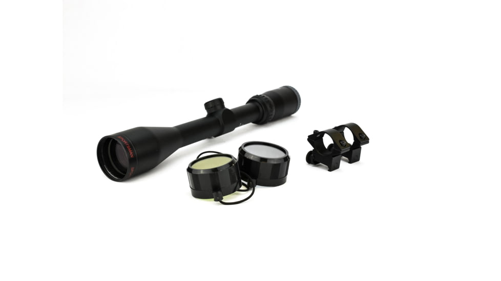 Tasco Sportsman 4-12x40mm FC Rifle Scope, 1 inch Tube, 30/30 Reticle, Matte Black, Box, T41240