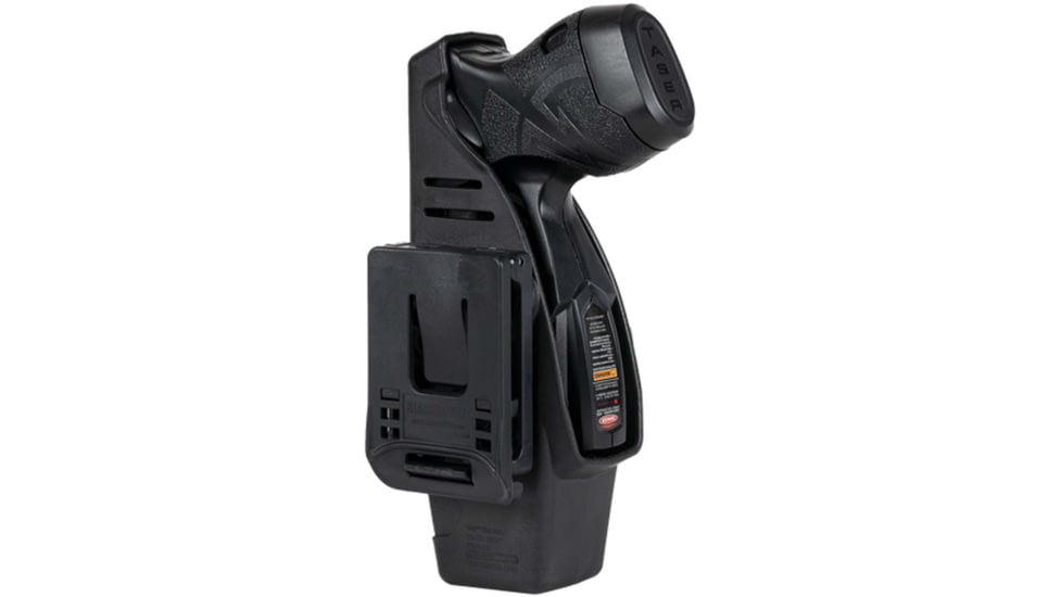 BlackHawk Polymer OWB Belt Duty Holster, Molded Taser X-26P, Left, Black, BH1719