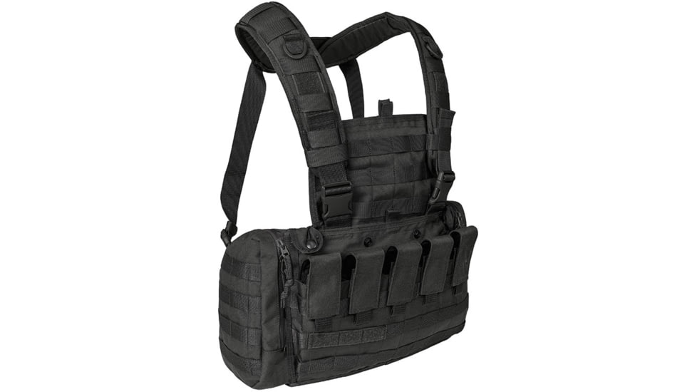 Tasmanian Tiger Chest Rig MKII M4, Black, TT-7160-040