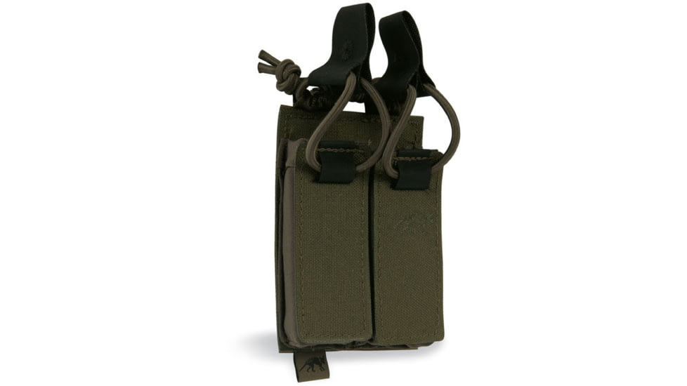 Tasmanian Tiger Dbl Pistol Mag Pouch Bel Vl, Olive, TT-7584-331