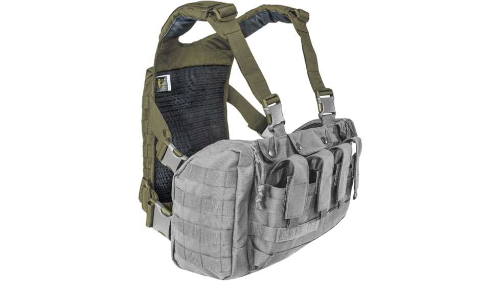 Tasmanian Tiger Trooper Back Plate Carrier, Olive, TT-7789-331