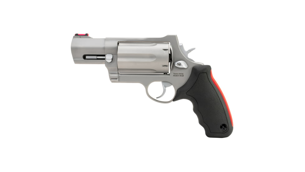 Taurus 513 Raging Judge Magnum Revolver, .45 Long Colt/.410 Bore/.454 Casull, 3in Barrel, Fixed, Stainless Frame, Rubber Grip, 6 Round Cylinder, 2-513039
