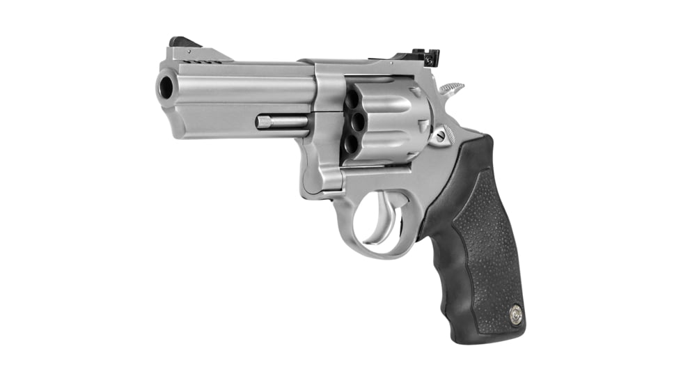 Taurus 608 Revolver, .357 Magnum/.38 Special, 4in Barrel, X-Large, Adjustable, Stainless Frame, Rubber Grip, 8 Round Cylinder, 2-608049