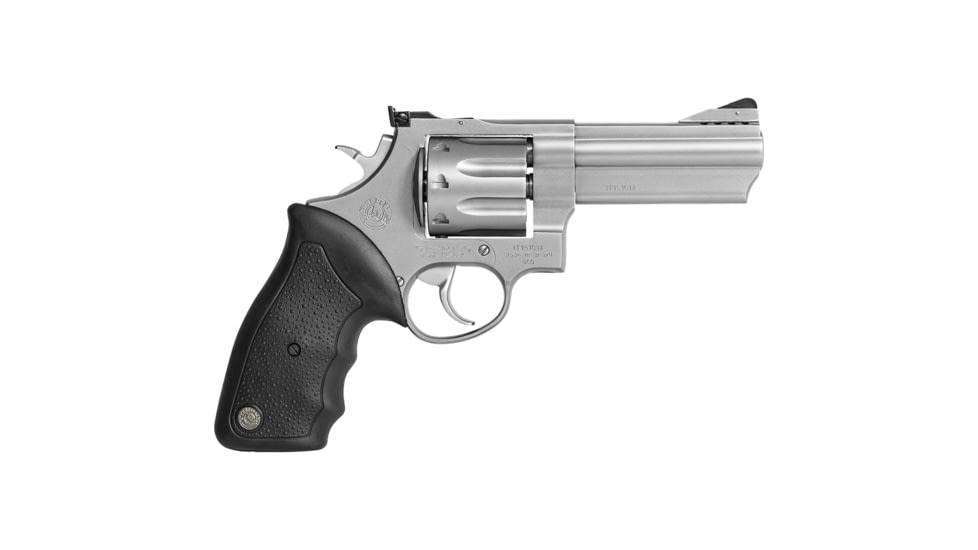 Taurus 608 Revolver, .357 Magnum/.38 Special, 4in Barrel, X-Large, Adjustable, Stainless Frame, Rubber Grip, 8 Round Cylinder, 2-608049