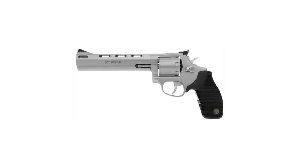 Taurus 627 Tracker Revolver, .357 Magnum/.38 Special, 6.5in Barrel, X-Large, Adjustable, Stainless Frame, Rubber Grip, 7 Round Cylinder, 2627069