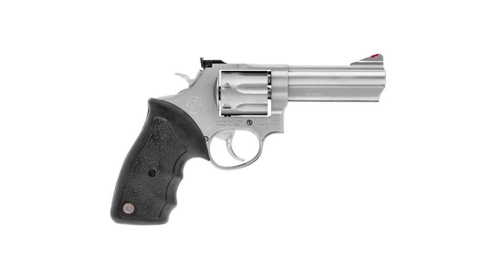 Taurus 66 Revolver, .357 Magnum/.38 Special, 4in Barrel, X-Large, Adjustable, Stainless Frame, Rubber Grip, 7 Round Cylinder, 2-660049