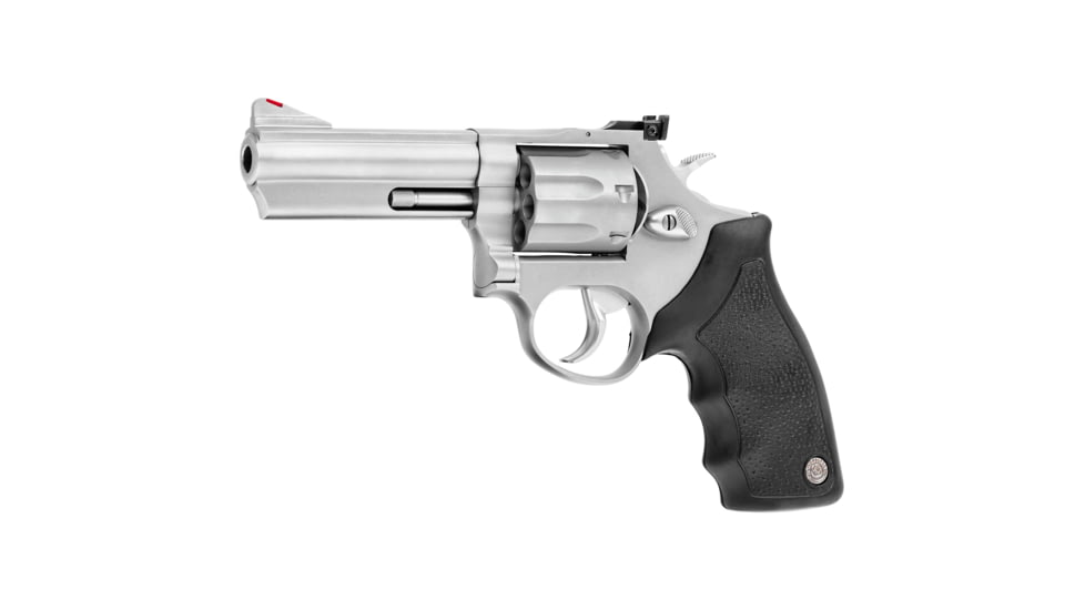 Taurus 66 Revolver, .357 Magnum/.38 Special, 4in Barrel, X-Large, Adjustable, Stainless Frame, Rubber Grip, 7 Round Cylinder, 2-660049