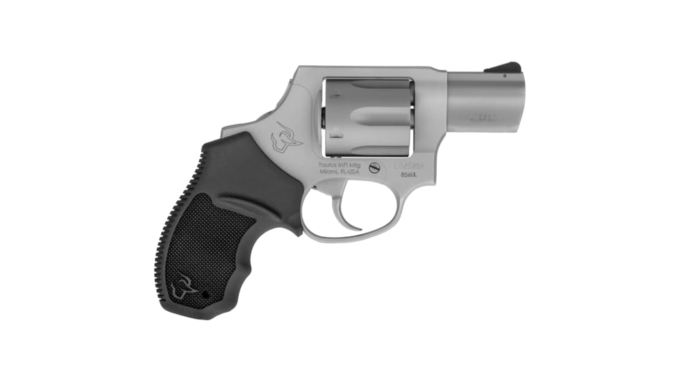 Taurus 856 Ultra Lite Revolver, .38 Special +P, 2in Barrel, Fixed, Stainless Frame, Rubber Grip, 6 Round Cylinder, 2856029ULCH
