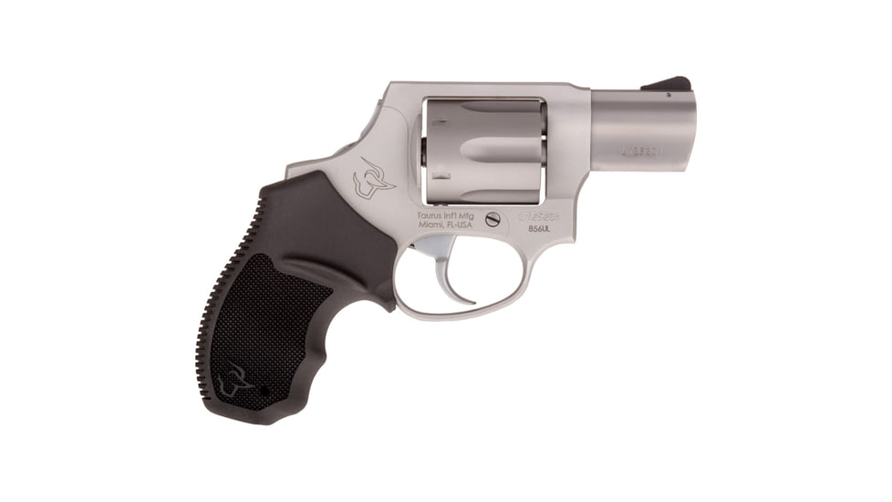 Taurus 856 Ultra Lite Revolver, .38 Special +P, 2in Barrel, Fixed, Stainless Frame, Rubber Grip, 6 Round Cylinder, 2856029ULCH