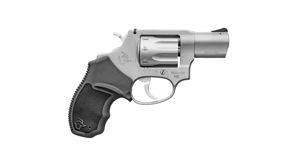 Taurus 942 Revolver, .22 Long Rifle, 2in Barrel, Fixed, Stainless Frame, Rubber Grip, 8 Round Cylinder, 2942029