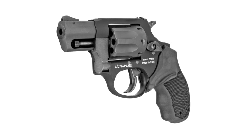Taurus 942 Ultra Light Revolver, .22 Winchester Magnum Rimfire, 2in Barrel, Fixed, Black Frame, Rubber Grip, 8 Round Cylinder, 2942M021UL