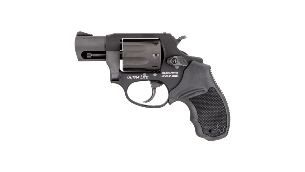 Taurus 942 Ultra Light Revolver, .22 Winchester Magnum Rimfire, 2in Barrel, Fixed, Black Frame, Rubber Grip, 8 Round Cylinder, 2942M021UL