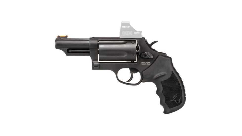 Taurus Judge TORO Revolver, .45 Long Colt/.410 Bore, 3in Barrel, Fixed, Black Frame, Rubber Grip, 5 Round Cylinder, 24410P31T