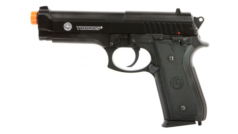 PT92 Spring Pistol, Metal Slide HPA, Black