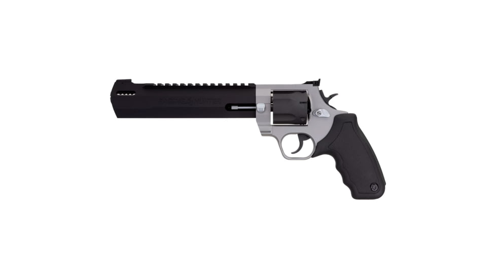 Taurus Raging Hunter Revolver, .357 Magnum/.38 Special, 8.38in Barrel, Large, Adjustable, Stainless Frame, Rubber Grip, 7 Round Cylinder, 2357085RH