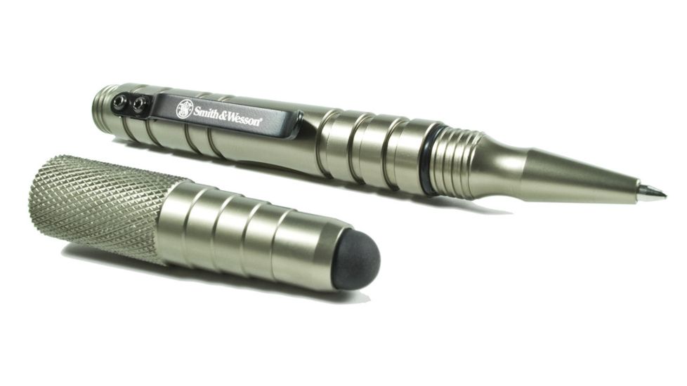 Smith &amp; Wesson Stylus Tactical Pen, Silver, SWPEN3S