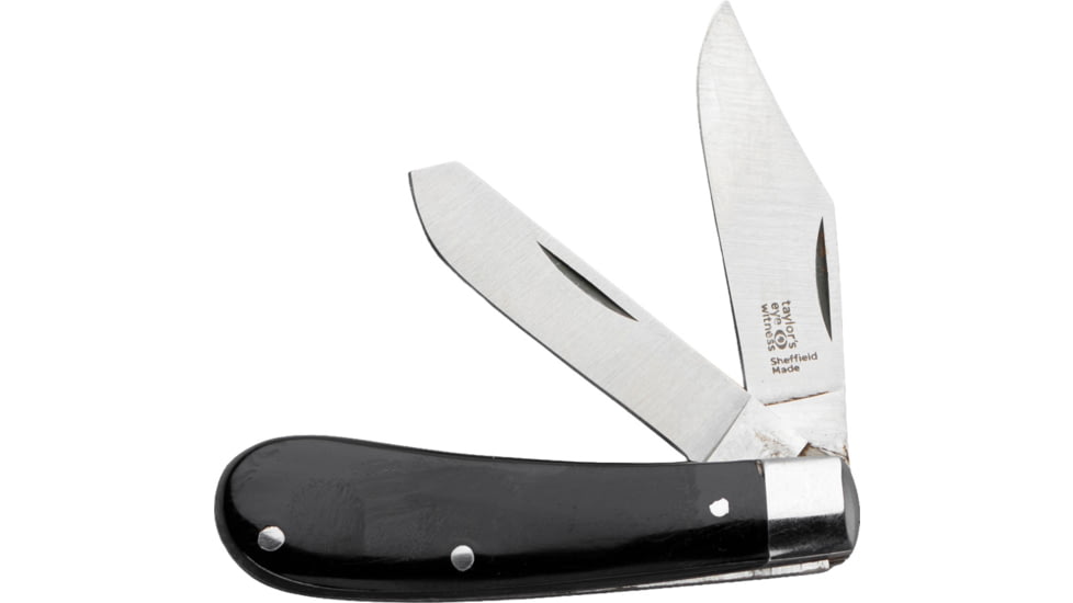 Taylor's Eye Witness Twin Blade Slip Joint Black, TEW2077