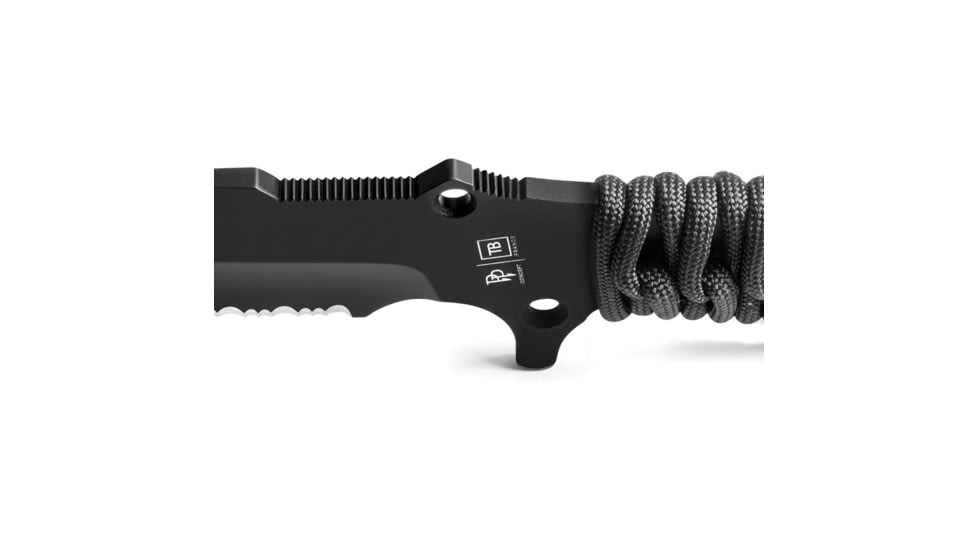 TB Outdoor Survival Fixed Blade Black
