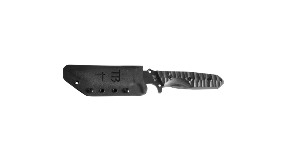 TB Outdoor Survival Fixed Blade Black TBO009