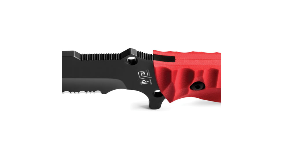 TB Outdoor Survival Fixed Blade Red