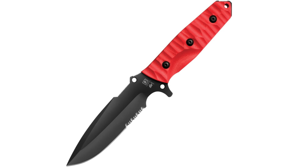 TB Outdoor Survival Fixed Blade Red