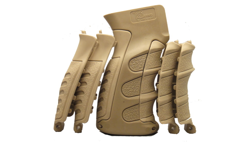 Tdi Arms AK47/Galil Interchangeable Weapon Grip - 6 pcs, Khaki, Medium, UPG47-K
