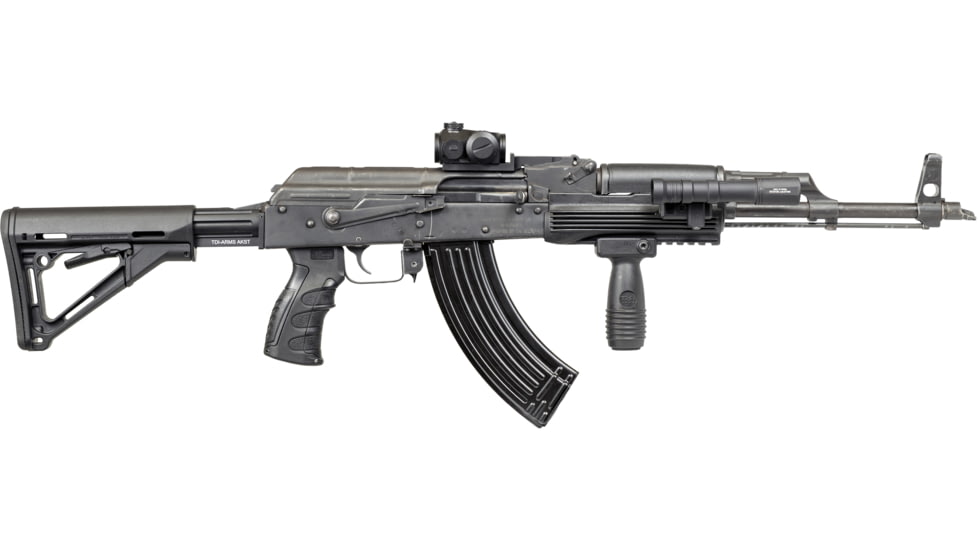 Tdi Arms AK47 Lower Handguard, Black, Medium, LHV47-BL