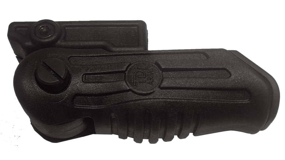 Tdi Arms Folding Grip 3 Positions, Batt Compartment, Black, Small, FFG2B-BL