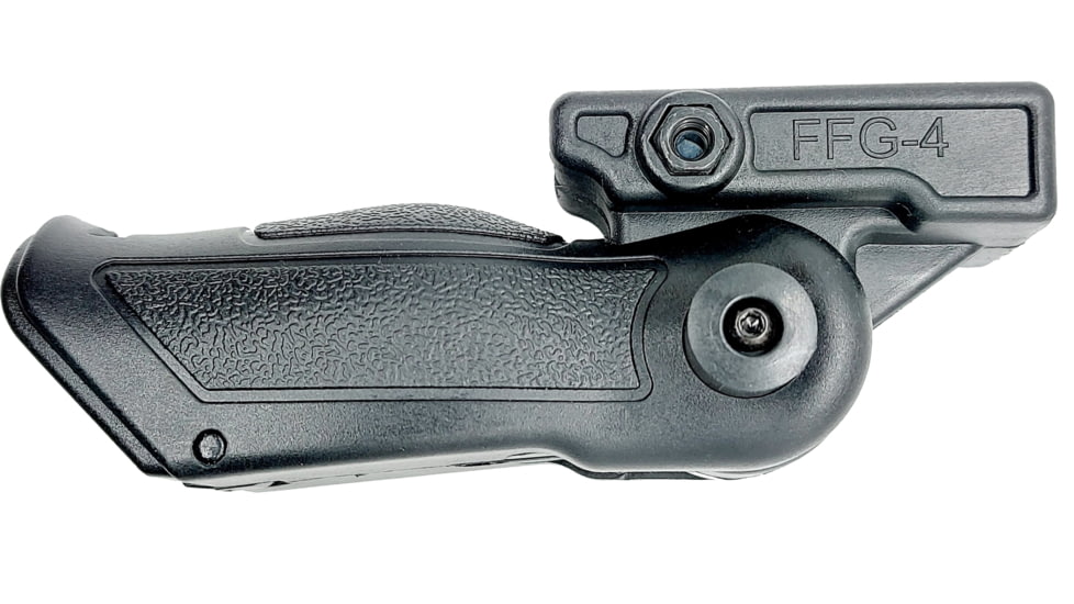 Tdi Arms Folding Grip 5 Positions - Battery Compartment, Black, FFG4B-BL