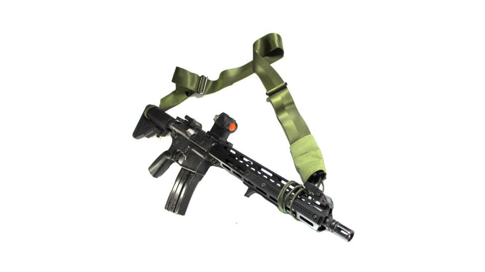 Tdi Arms IDF Standard Issue Sling, Green, Medium, IDF SI-S