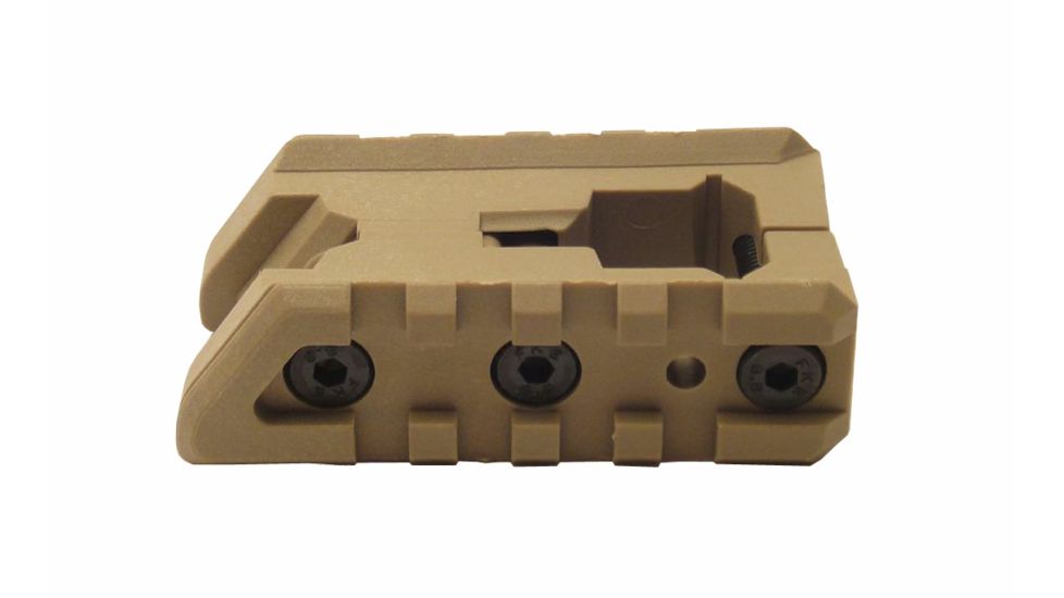 Tdi Arms Side by Side Twin Picatinny Rail AR15 Polymer, Khaki, Khaki, Small TPR15P-K