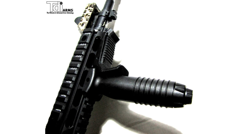 Tdi Arms Vertical Front Grip, Black, Small, EVO-FAS-BL