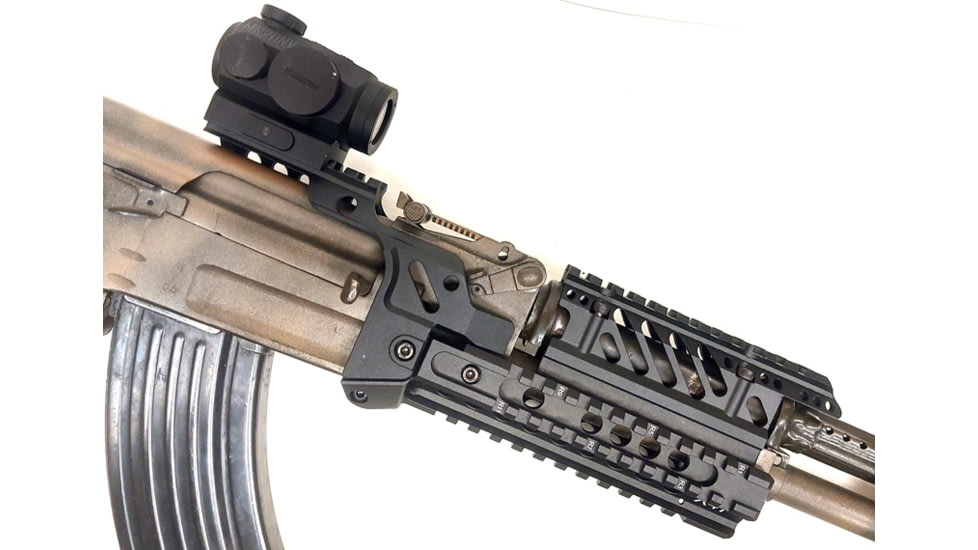 Tdi Arms X47K Universal 5 Rails System Short Tail AK Handguard, 13in, Black, 028672551002