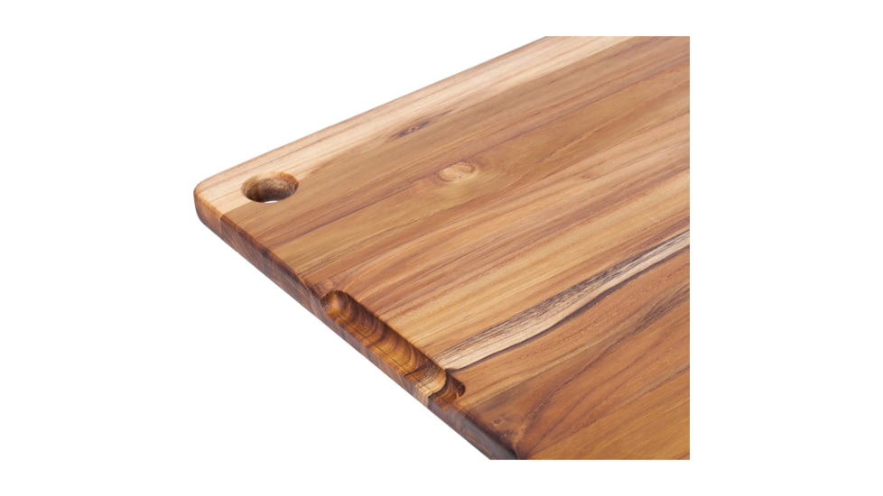 Teak Haus 18in Marine Carving Board, 18in x 14in x 0.75in, 5lb, 517
