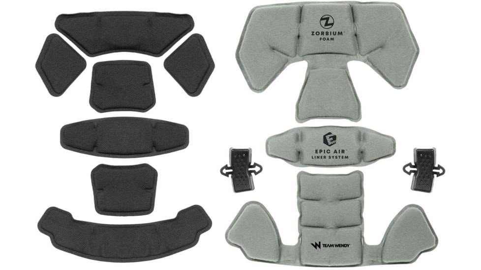 Team Wendy EPIC Air FIT Pad Set for F90 Helmet, Small/Medium/Large, 77-AC-LIN-21